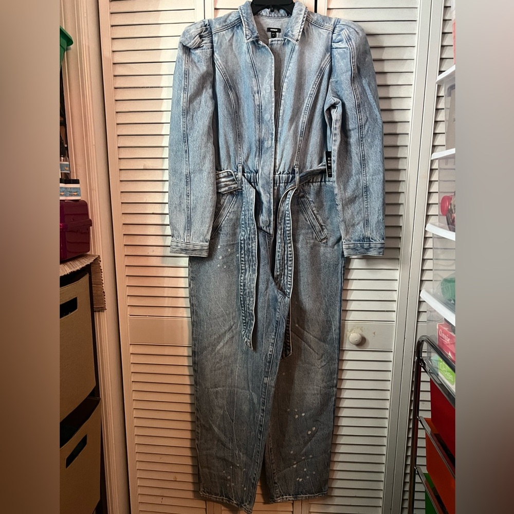 👔Express Blue Jean Jumpsuit